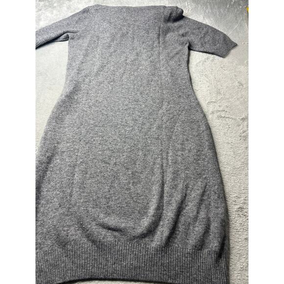 Stile Benetton Wool Gray Turtleneck Dress Size Small - Picture 3 of 8